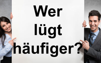 Wer lügt häufiger? Männer oder Frauen?